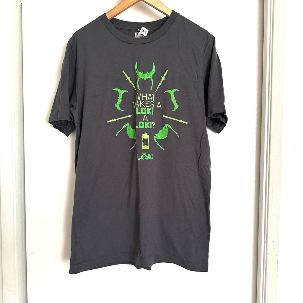 Loki Marvel Charcoal Fan Tee